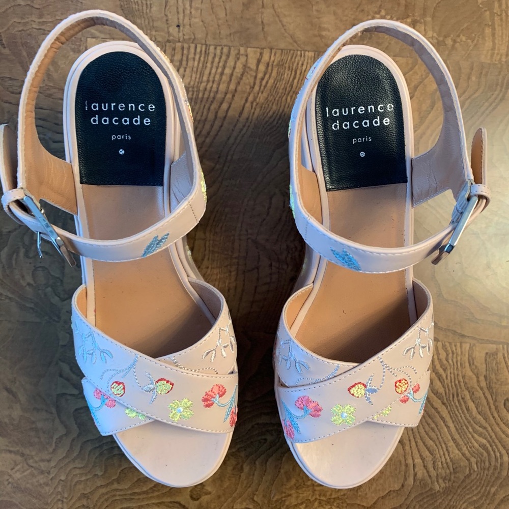 Laurence Dacade Helissa Herbarium Wedge Sandals